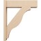 Ekena Millwork 8-in W x 30-in D x 36-in H Funston Block Rough Cedar Woodgrain TimberThane Outlooker, Primed Tan OUTUR080X30X36FST44RCPR - alternate 2